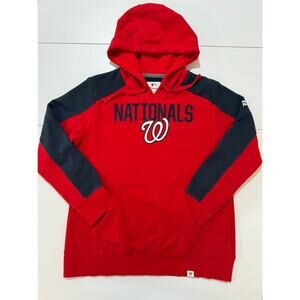 Washington Nationals MLB Fanatics Red Hoodie Baseball Mens Size Medium (39)